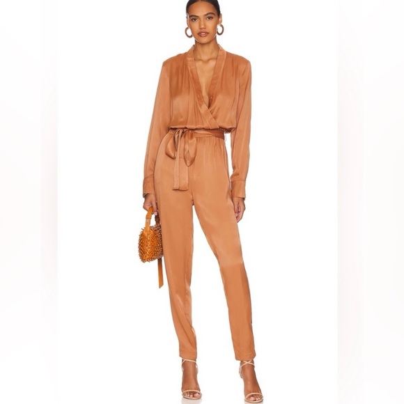 LBLC the label Pants - LBLC the label Camel Wrap Jumpsuit